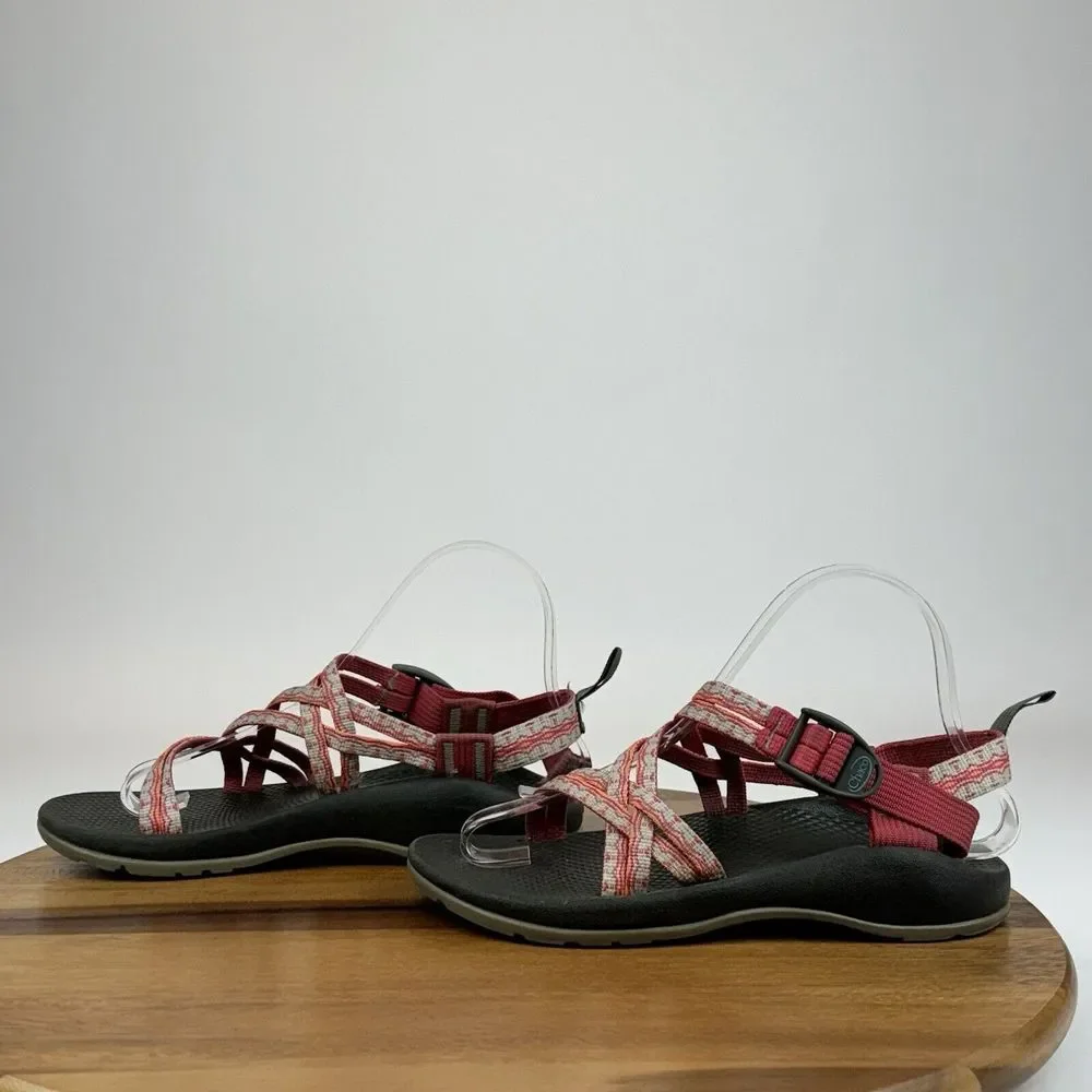 Big Kids Chaco Z2 Classic Red Athletic Casual Trail Walking Sandals Size 4 Y GUC